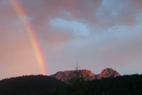 Tęcza nad Giewontem