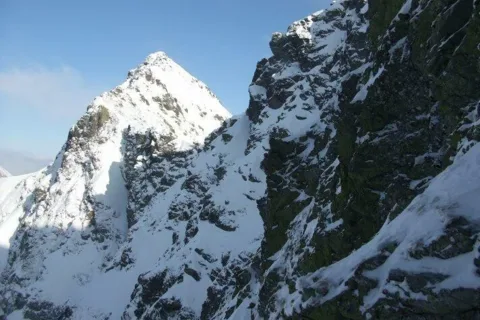 Ostry Rohac Rohacske sedlo Rohacsky kon stienka Rohacskeho hrebinka