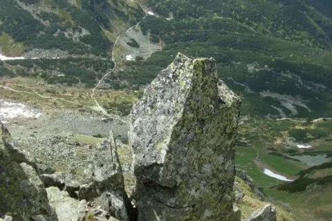 Z Jamnickeho sedla Prve_Velke Rohacske pleso