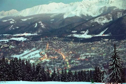 Zakopane nocą