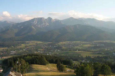 Widoki na Tatry i Zakopane