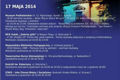 4 Noc Muzeów w Nowym Targu