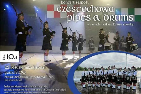 Koncert orkiestry „Częstochowa Pipes & Drums”