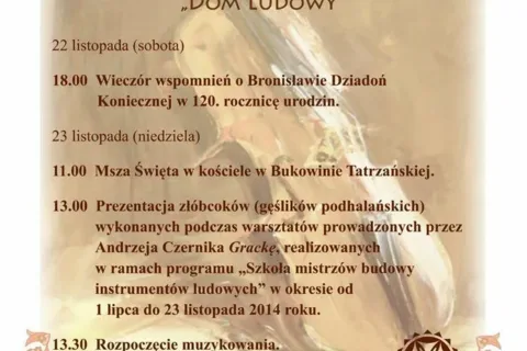 IX Spotkania Muzyk Podhalańskich „Dziadońcyne Granie”