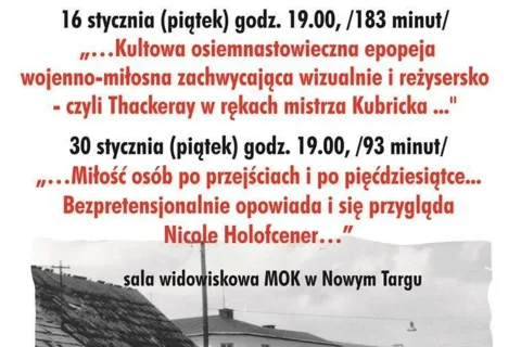 Nowotarskie Spotkania Miłośników Filmów w styczniu 2015r.