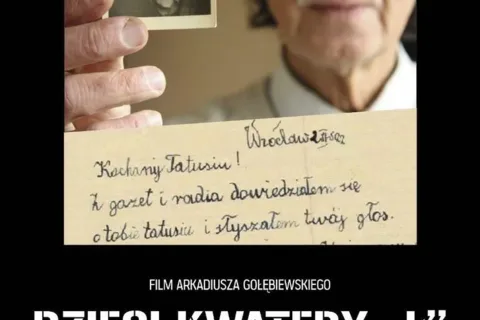 PROJEKCJA FILMU „DZIECI KWATERY Ł” I SPOTKANIE Z REŻYSEREM