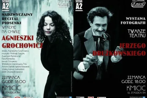 Recital piosenki Agnieszki Grochowicz i wernisaż wystawy Jerzego Drużkowskiego
