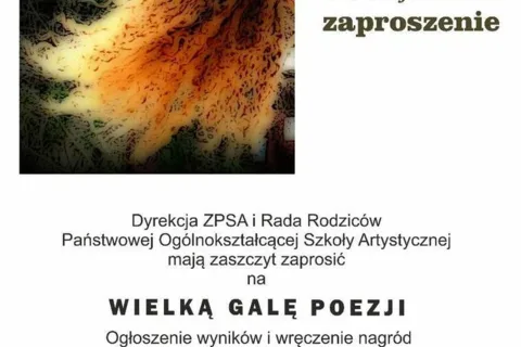 Wielka Gala Poezji w POSA już po raz 13-ty!