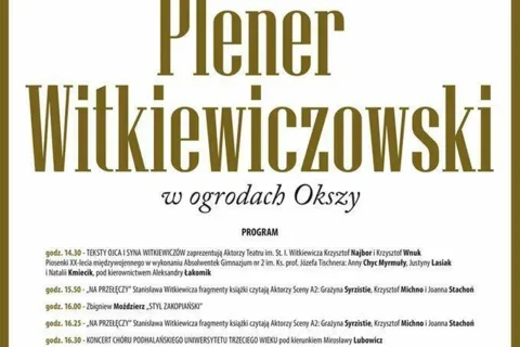 PLENER WITKIEWICZOWSKI W OGRODACH GALERII SZTUKI XX WIEKU W WILLI OKSZA