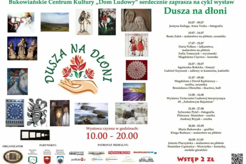 Cykl wystaw w Domu Ludowym - Dusza na Dłoni