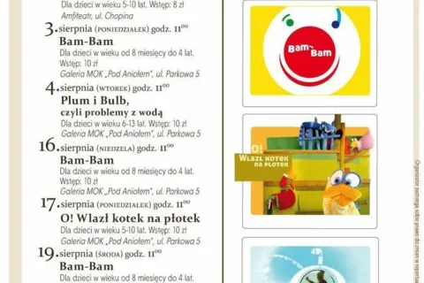 Spektakle Teatru CHRZĄSZCZ W TRZCINIE