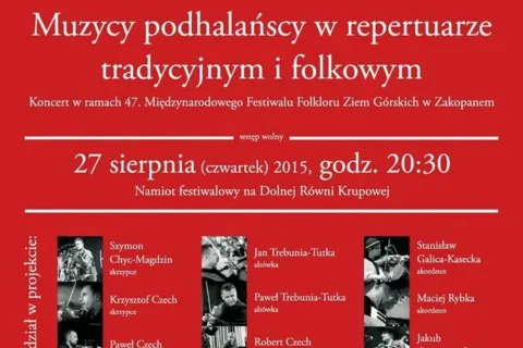 GRAMY. Muzycy podhalańscy w repertuarze tradycyjnym i folkowym