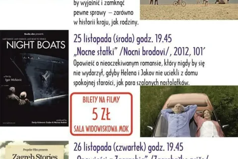 Zapraszamy na pokazy filmów w ramach imprezy "Zdravo! Spotkania z kulturą Chorwacji"
