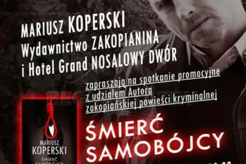 Promocja powieści kryminalnej “ŚMIERĆ SAMOBÓJCY”