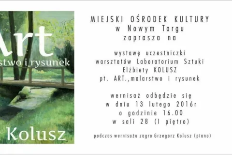 Wystawa malarstwa i rysunku Elżbiety Kolusz