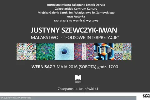Wernisaż "Folkowe interpretacje" Justyna Szewczyk-Iwan