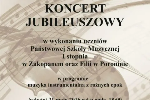 Koncert uczniów Państwowej Szkoły Muzycznej I stopnia im. Mieczysława Karłowicza w Zakopanem oraz Fi