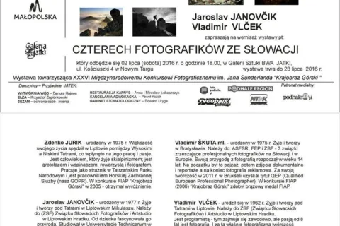 Wernisaż wystawy pt. "Czterech fotografików ze Słowacji"