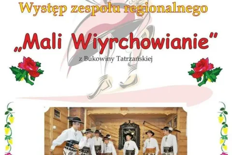 Występ zespołu regionalnego "Mali Wiyrchowianie"
