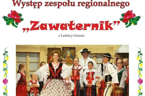 Występ zespołu regionalnego "Zawaternik"