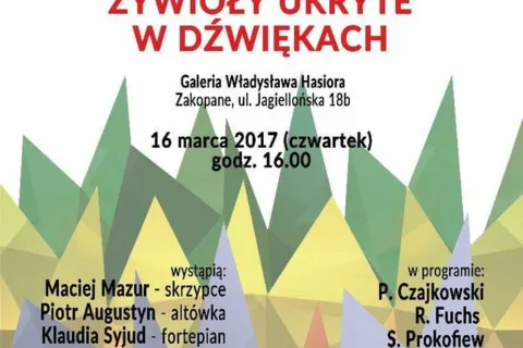Koncert kameralny muzyki klasycznej "Żywioły ukryte w dźwiękach"