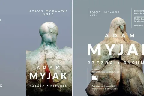 Wernisaż ADAM MYJAK rzeźba, rysunek