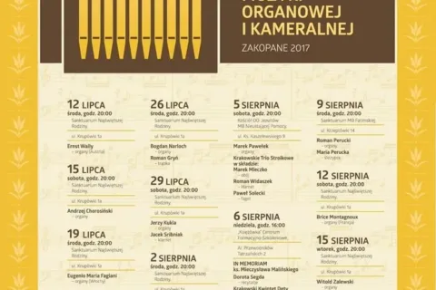 Krzysztof Pawlisz i Wacław Turek podczas Międzynarodowego Festiwalu Muzyki Organowej i Kameralnej