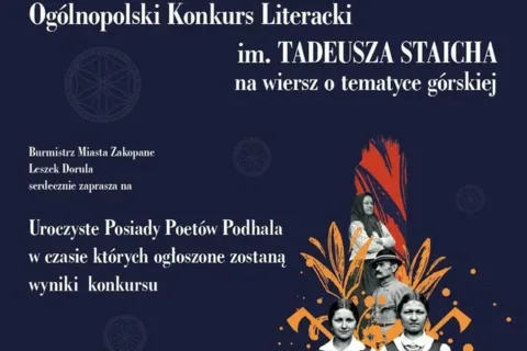 XLVI OGÓLNOPOLSKI KONKURS LITERACKI IM. TADEUSZA STAICHA NA WIERSZ O TEMATYCE GÓRSKIEJ