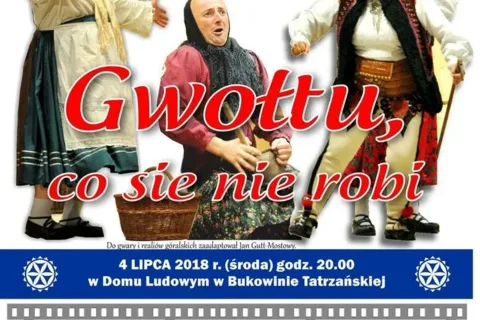 Sztuka teatralna "Gwołtu, co sie nie robi"