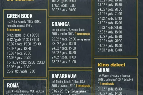 Przegląd filmów nominowanych do OSCARA 2019