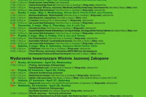 Koncerty - Michał Przerwa-Tetmajer i Romuald Erenc w ramach Wiosny Jazzowej Zakopane 2019