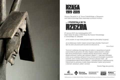Wernisaż / Antoni Rząsa 1919-2019 - ZAPROSZENIE
