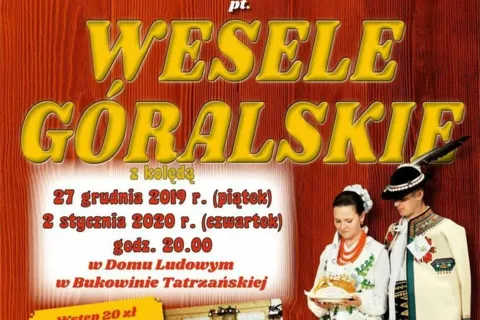 Widowisko "Wesele góralskie z kolędą"