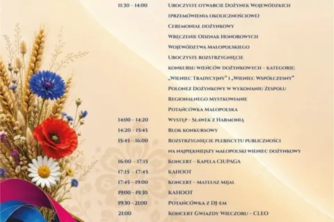 Zapraszamy na XXVIII Dożynki Województwa Małopolskiego – odwiedźcie nasz namiot!