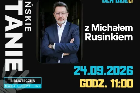 Miejska Biblioteka Publiczna w Zakopanem zaprasza dzieci na spotkanie z Michałem Rusinkiem