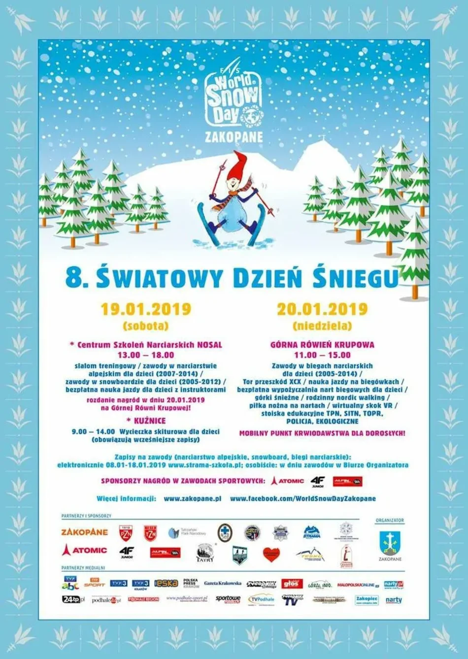 WORLD SNOW DAY - Światowy Dzień Śniegu w Zakopanem