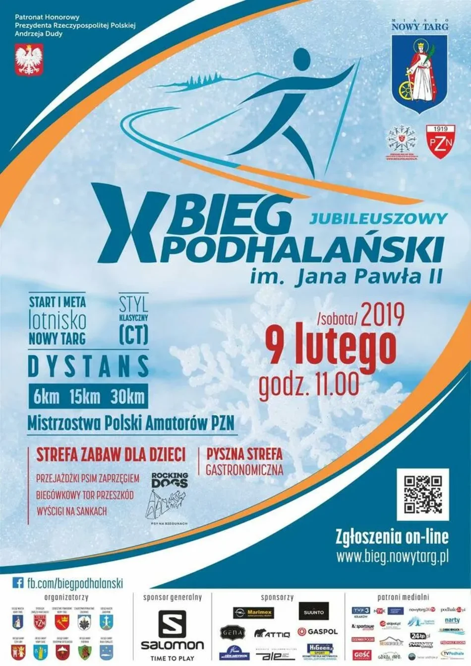 X Jubileuszowy Bieg Podhalański im. Jana Pawła II