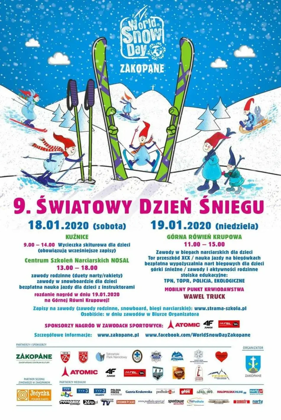 Światowy Dzień Śniegu w Zakopanem 2020