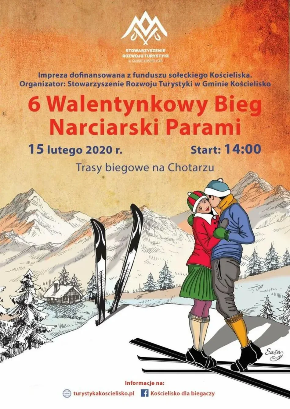 6 Walentynkowy Bieg Narciarski Parami