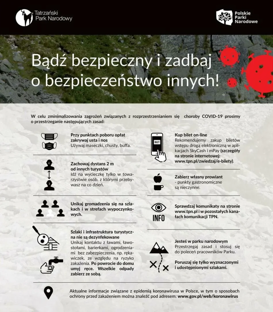 Tatrzański Park Narodowy otwarty dla turystów