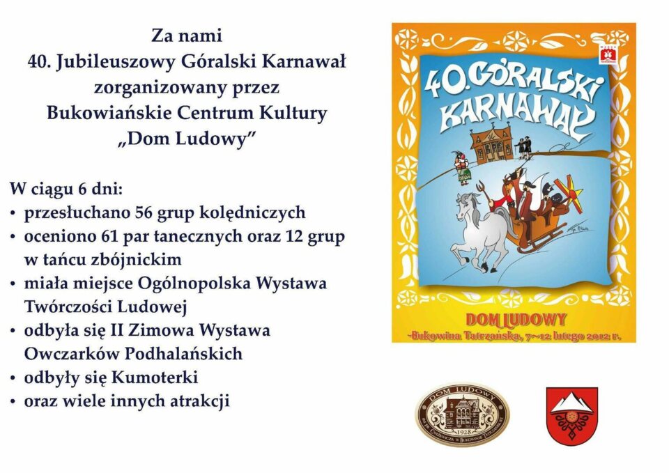 40. Jubileuszowy Góralski Karnawał _1