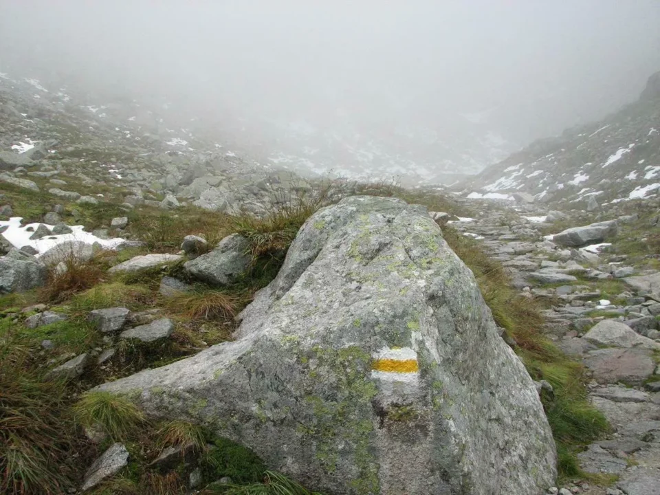 szlak na Krzyżne w Dolinie Pańszczyca