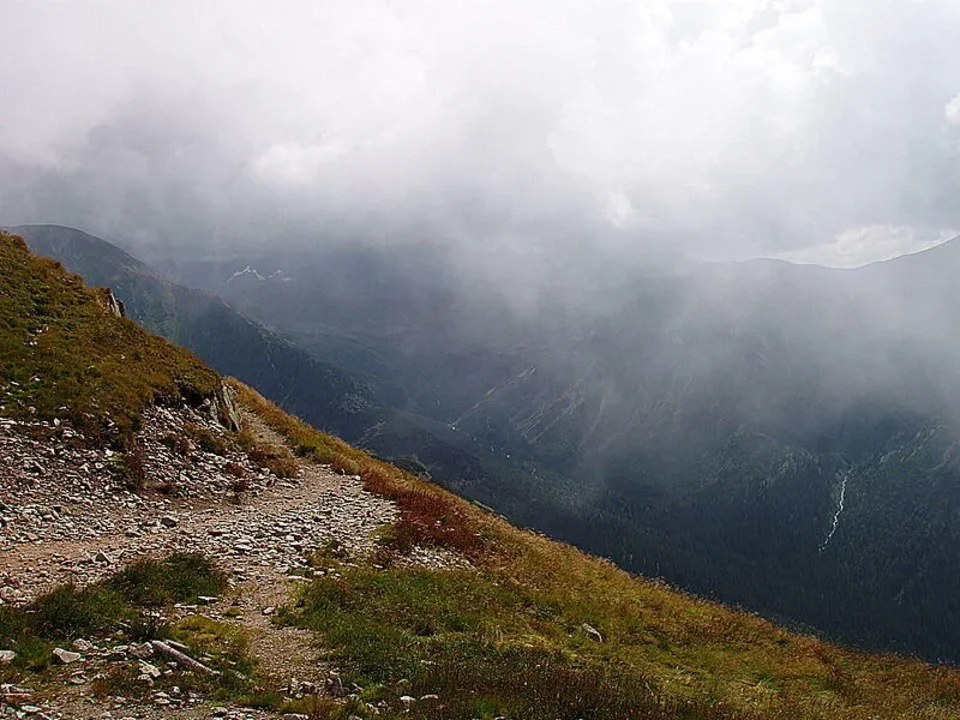 Widok z Kasprowego Wierchu