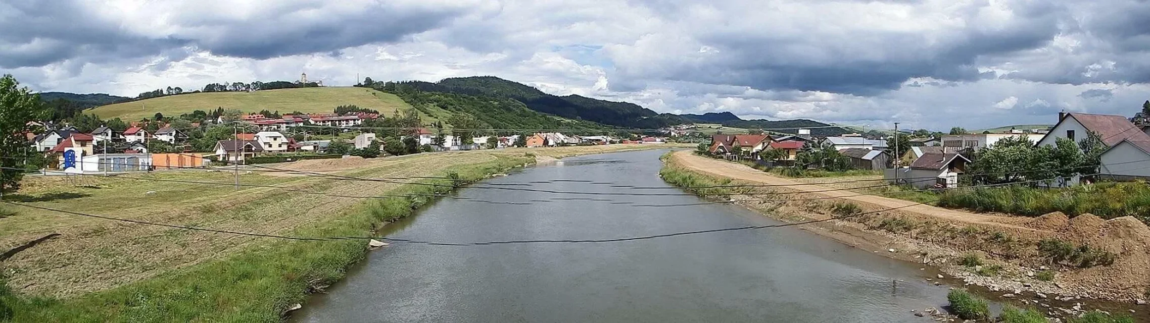 rzeka Poprad w Starej Lubowli