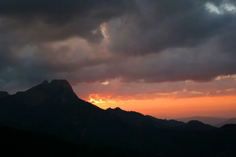 Giewont wieczorową porą