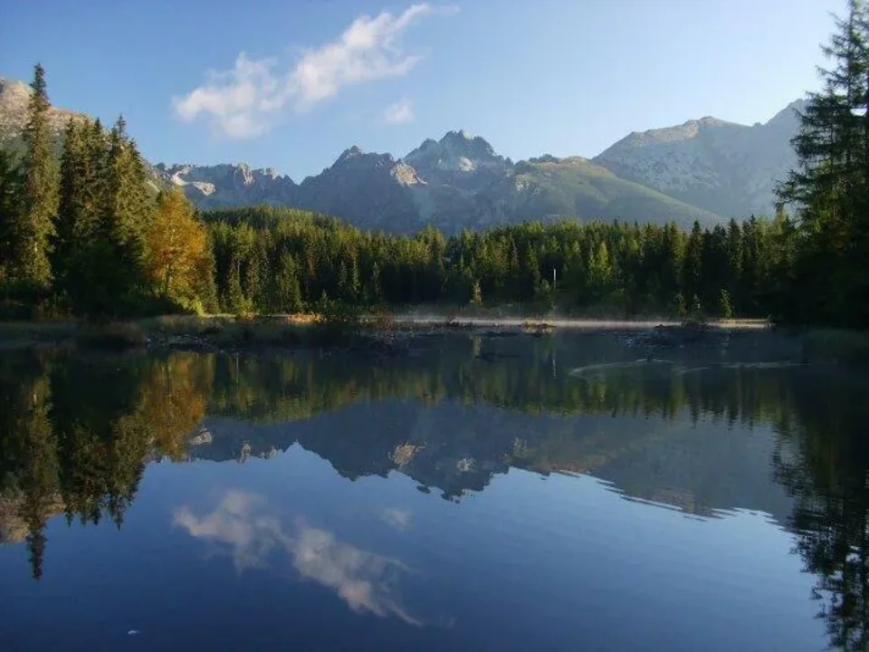 Nove Strbske pleso Voli hreben Popradsky hreben Vysoka Tupa