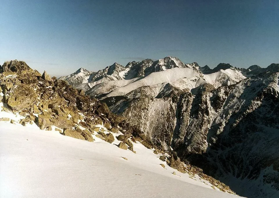 Tatry Wysokie z grani Koszystej