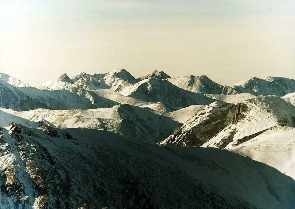 Tatry Zachodnie od wschodu