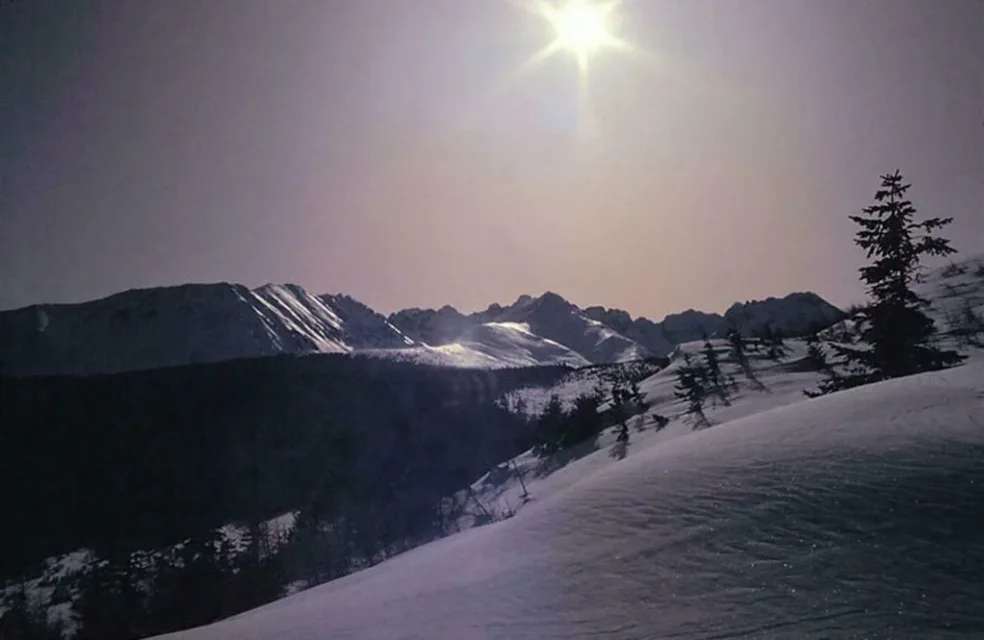 Tatry Wysokie ze stoków Kopieńca