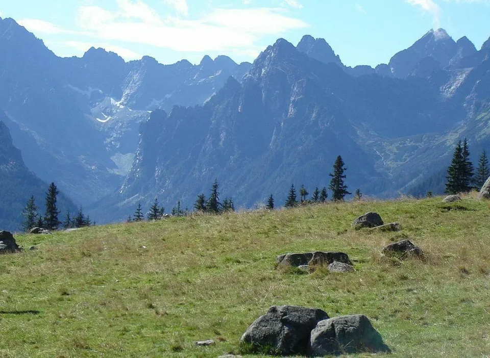 Tatry Słowackie z Rusinowej polany